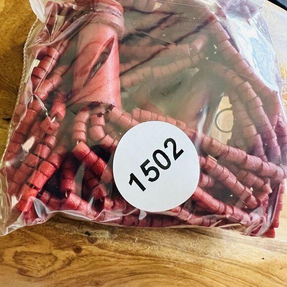 Vintage Chunky Red Multi Strand Beaded Necklace BEAUTIFUL 1502 - Picture 14 of 14